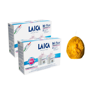 Laica Bi-Flux Magnesium универсален филтър 4 бр. + Восъчна свещ