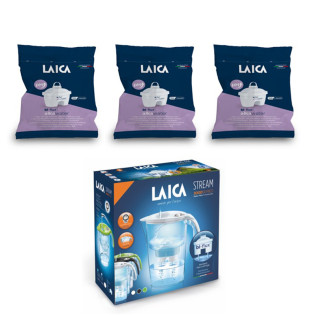 LAICA Bi-Flux ALKAWATER 3 броя + кана Stream Mechanical 2.3 литра