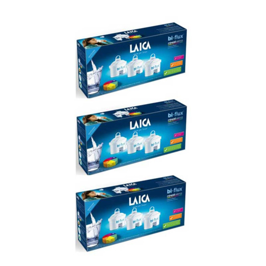 Laica Bi-Flux Mineral Balance  универсален филтър 9 бр. цена