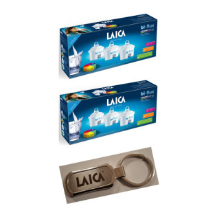 Laica Bi-Flux Mineral Balance  универсален филтър 6 бр. + метален ключодържател LAICA