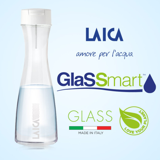 Laica Филтрираща гарафа стъклена Smart Glass 1.1 л. цена