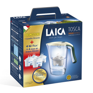 Laica Комплект кана Carmen Tosca 2,3 л.+4 броя bi-flux филтър