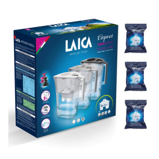 Laica Филтрираща кана  ELEGANCE 3,0 л. с 3бр. филтър biflux