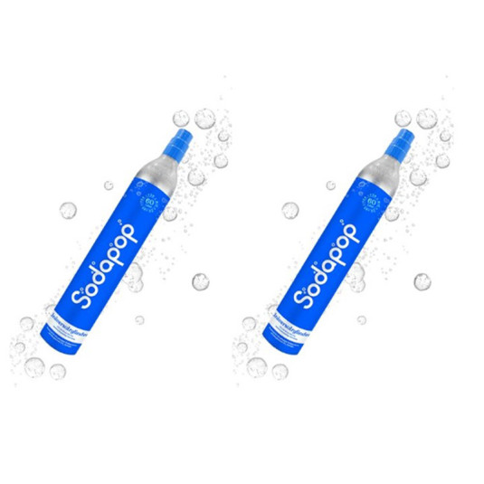 Sodapop Универсален газов цилиндър CО2 425гр. Комплект 2 броя цена