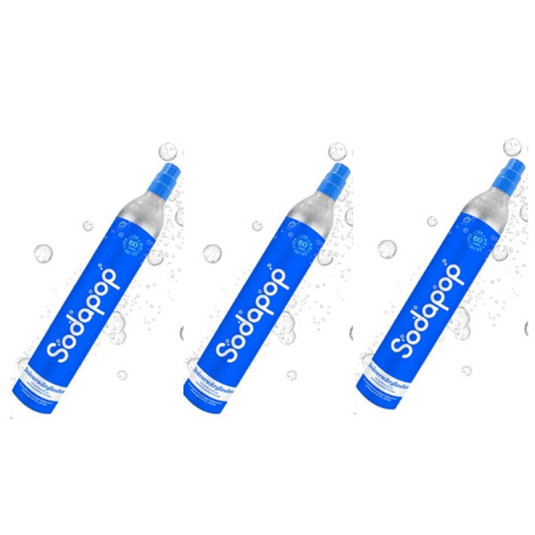 Sodapop Универсален газов цилиндър CО2 425гр. Комплект 3 броя цена