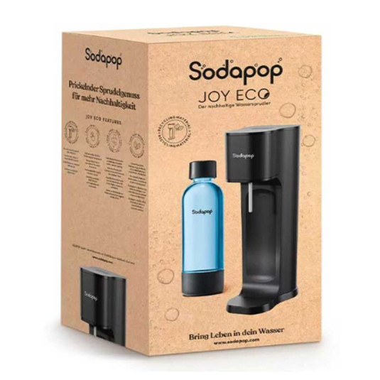 Sodapop Машина за сода JOY ECO + PET бутилка + CO2 газов цилиндър цена